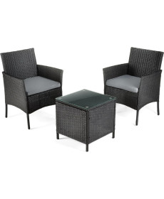 Комплект садових меблів Outtec LUXURY, графітовий