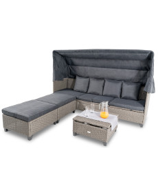 Садові меблі Di Volio Luca сіро-графітові