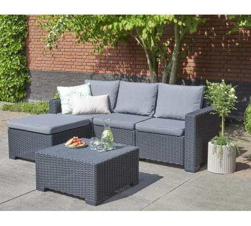 Комплект меблів Keter California 4-місний, графіт