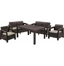 Комплект меблів Keter Corfu Fiesta 6-місний, коричневий