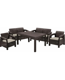 Комплект меблів Keter Corfu Fiesta 6-місний, коричневий