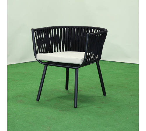 Комплект садових меблів Greengard Лінеа, чорно-бежевий