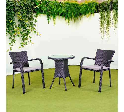 Комплект садових меблів Greengard Терра, сірий