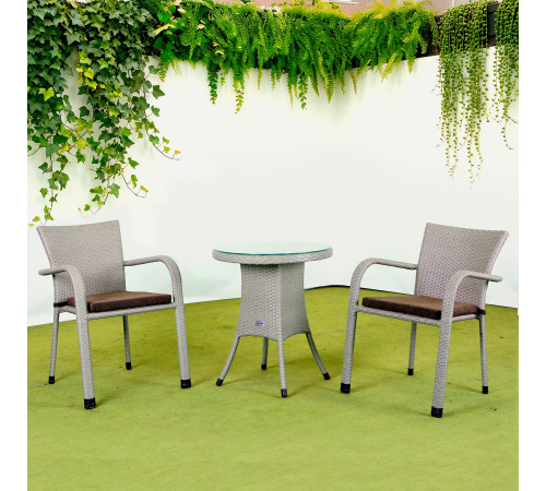 Комплект садових меблів Greengard Терра, сірий