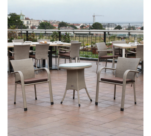 Комплект садових меблів Greengard Терра, сірий