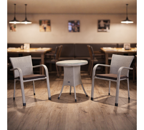 Комплект садових меблів Greengard Терра, сірий