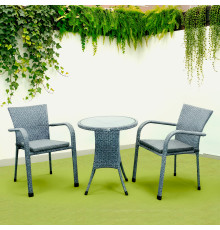 Комплект садових меблів Greengard Терра, сірий