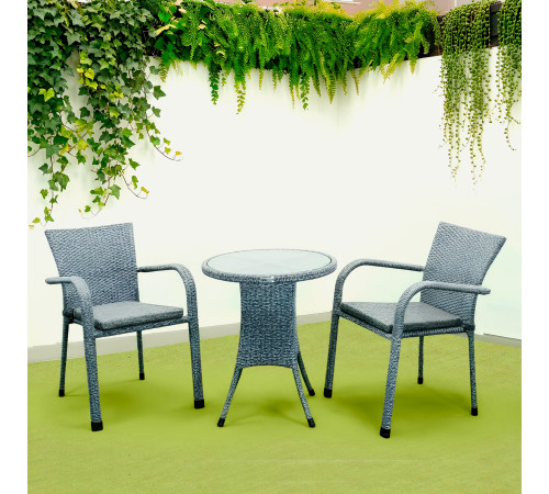 Комплект садових меблів Greengard Терра, сірий