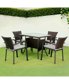 Комплект садових меблів Greengard Комфорт 120, коричневий