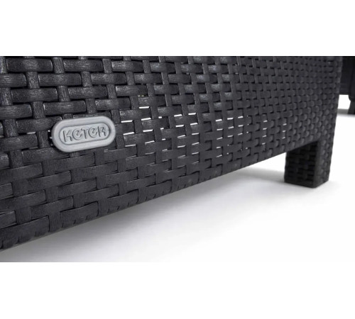 Диван садовий Keter Corfu Relax 5-місний, графіт