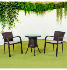 Комплект садових меблів Greengard Терра, коричневий