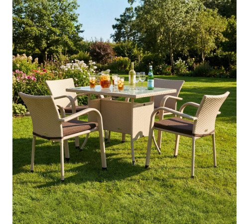 Комплект садових меблів Greengard Комфорт 100, бежевий