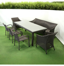 Комплект садових меблів Greengard Гармонія, коричневий