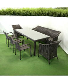 Комплект садових меблів Greengard Гармонія, коричневий