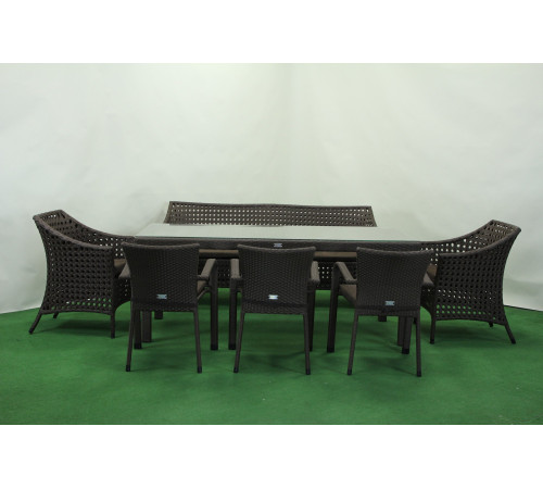 Комплект садових меблів Greengard Гармонія, коричневий