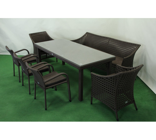 Комплект садових меблів Greengard Гармонія, коричневий