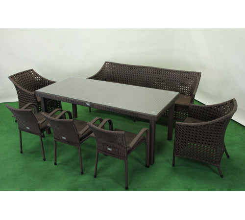 Комплект садових меблів Greengard Гармонія, коричневий