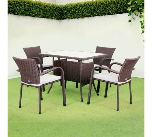 Комплект садових меблів Greengard Комфорт 120, коричневий