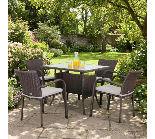 Комплект садових меблів Greengard Комфорт 120, коричневий