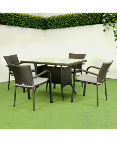 Комплект садових меблів Greengard Комфорт 100, коричневий