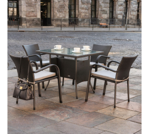 Комплект садових меблів Greengard Комфорт 120, сірий