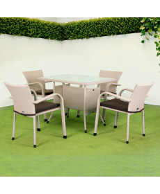 Комплект садових меблів Greengard Комфорт 120 Рт-20120-2, бежевий