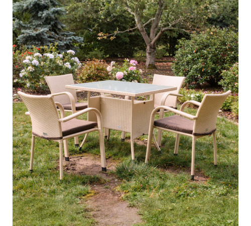 Комплект садових меблів Greengard Комфорт 120, бежевий