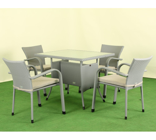 Комплект садових меблів Greengard Комфорт 120, сірий