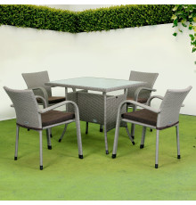 Комплект садових меблів Greengard Комфорт 120, сірий