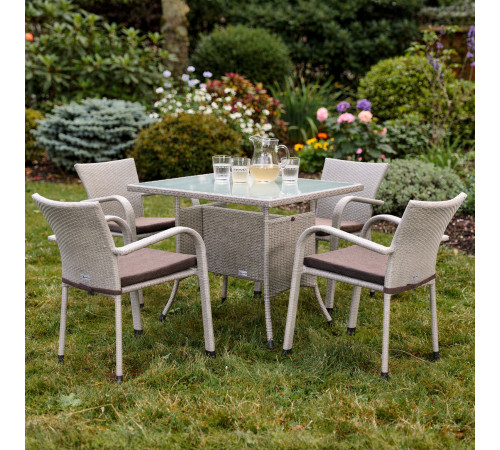 Комплект садових меблів Greengard Комфорт 120, сірий