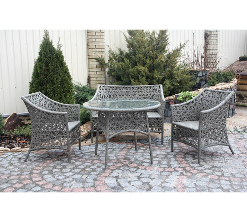 Комплект садових меблів Greengard Лінора, сірий