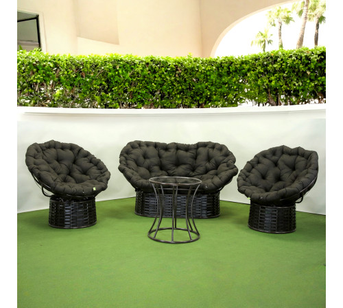 Комплект садових меблів Greengard Мапасан, коричневий