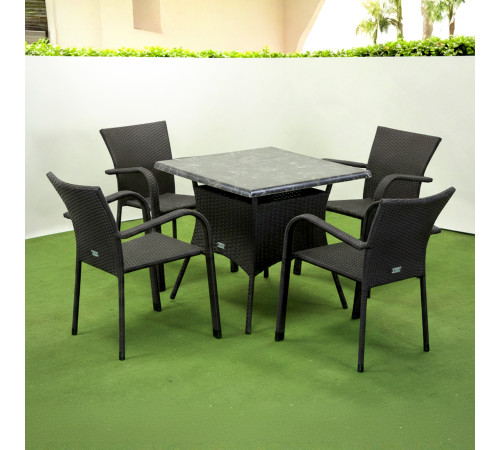 Комплект садових меблів Марокко, коричневий