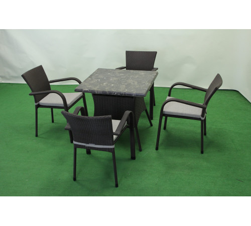 Комплект садових меблів Марокко, коричневий