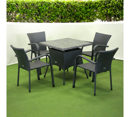 Комплект садових меблів Марокко, сірий