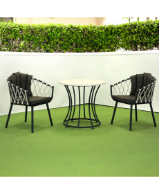 Комплект садових меблів Greengard Рів’єра Рт-20183-2, коричнево-бежевий