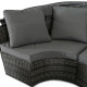 Комплект садових меблів MEBEL ELITE Каліфорнія, сірий