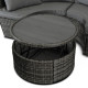 Комплект садових меблів MEBEL ELITE Каліфорнія, сірий