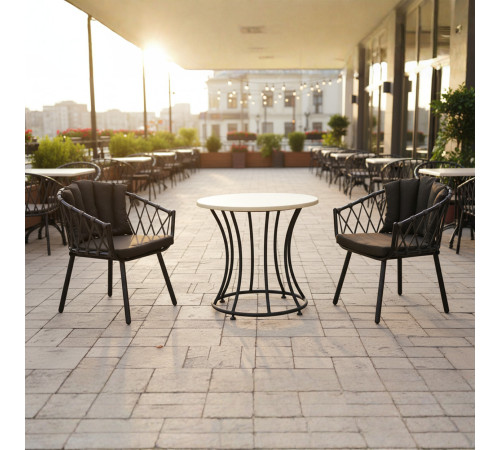 Комплект садових меблів Greengard Рів’єра 2, коричневий