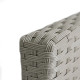 Комплект садових меблів з ротангу MEBEL ELITE Даллас, чорний