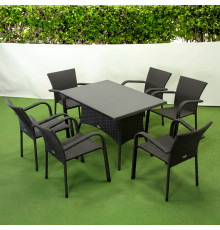 Комплект садових меблів Greengard Сієста, коричневий