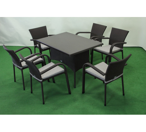 Комплект садових меблів Greengard Сієста, коричневий