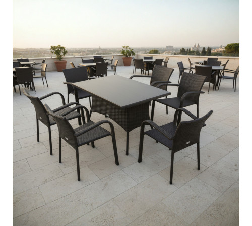 Комплект садових меблів Greengard Сієста, коричневий