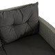 Комплект садових меблів з ротангу MEBEL ELITE Колорадо, сірий