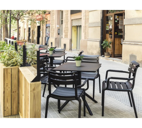 Комплект меблів Siesta Paris with Sky 70, чорний Комплект меблів Siesta Paris with Sky 70, чорний