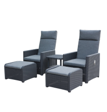 Комплект садових меблів GARDEN LINE LYON, антрацит