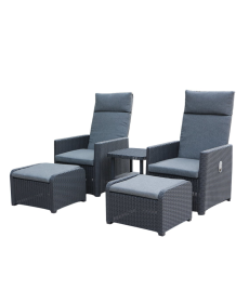 Комплект садових меблів GARDEN LINE LYON, антрацит