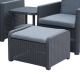 Комплект садових меблів GARDEN LINE LYON, антрацит