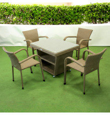 Комплект садових меблів Greengard Чікаго, бежевий