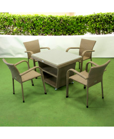 Комплект садових меблів Greengard Чікаго, бежевий